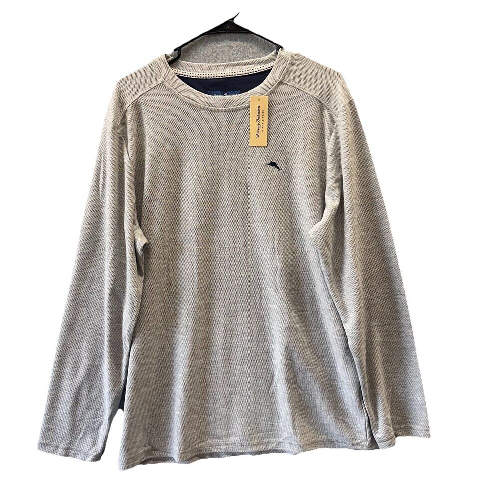 Tommy Bahama Men's Lounge Pajama Top Size Medium NWT Gray preppy casual